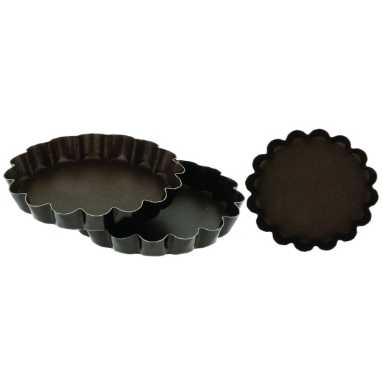 MOULE TARTELETTE RONDE CANNELEE